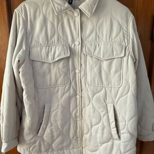 Women's Off-White Quilted Jacket